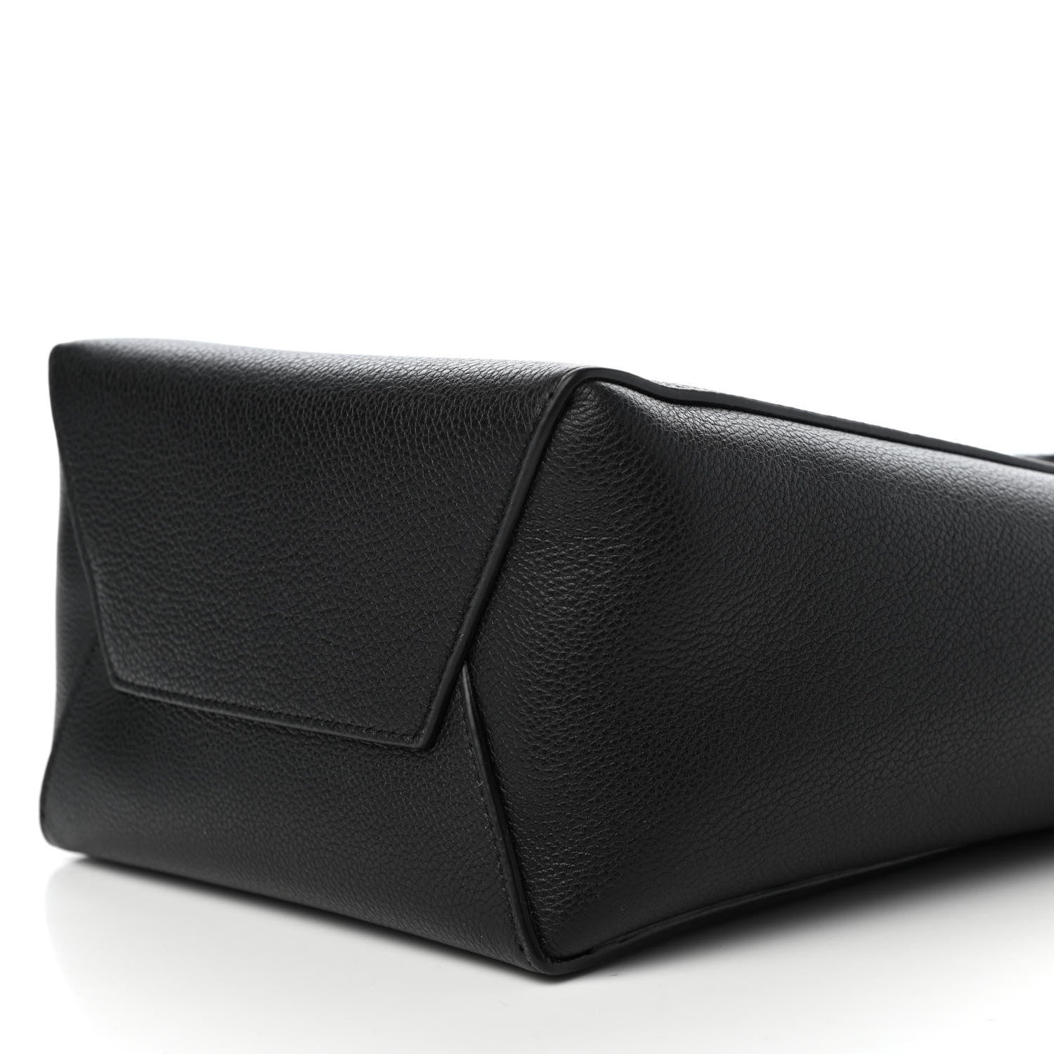 Celine Soft Grained Calfskin Small Sangle Bucket Bag Black 8 of 9