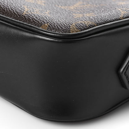 Louis Vuitton Monogram Macassar Kasai Clutch Black 9 of 9