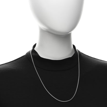 David Yurman Sterling Silver 2.5mm Box Chain Necklace 21" 2 of 5