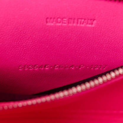 Balenciaga Shiny Box Calfskin Small Hourglass Top Handle Bag Fluo Pink 8 of 11