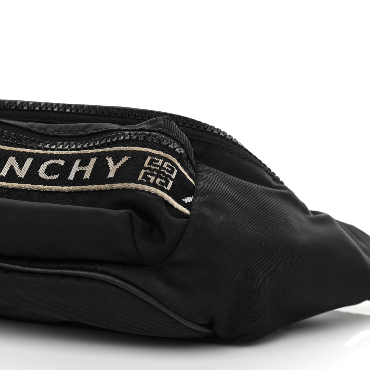 Nylon Logo Belt Bag Black