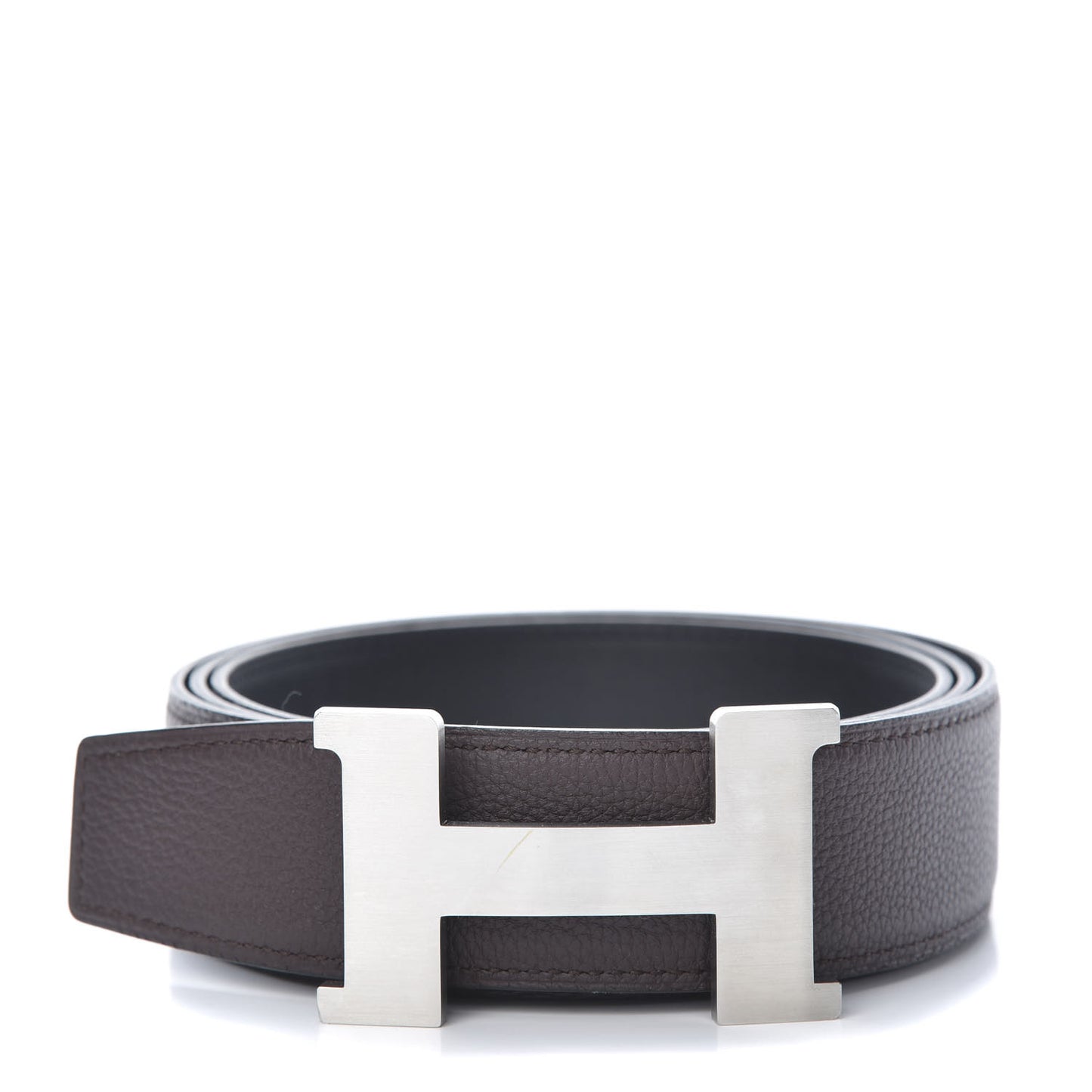 Togo Swift 42mm Constance H Belt 115 Black Chocolate
