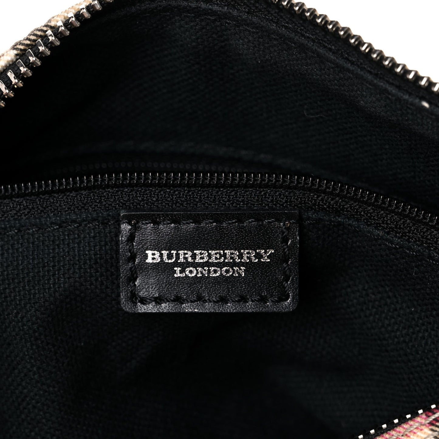 House Check Barrel Bag Black