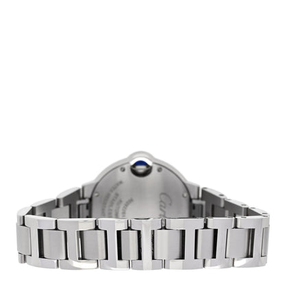 Cartier Stainless Steel Diamond Bezel 33mm Ballon Bleu De Cartier Automatic Watch 3 of 5