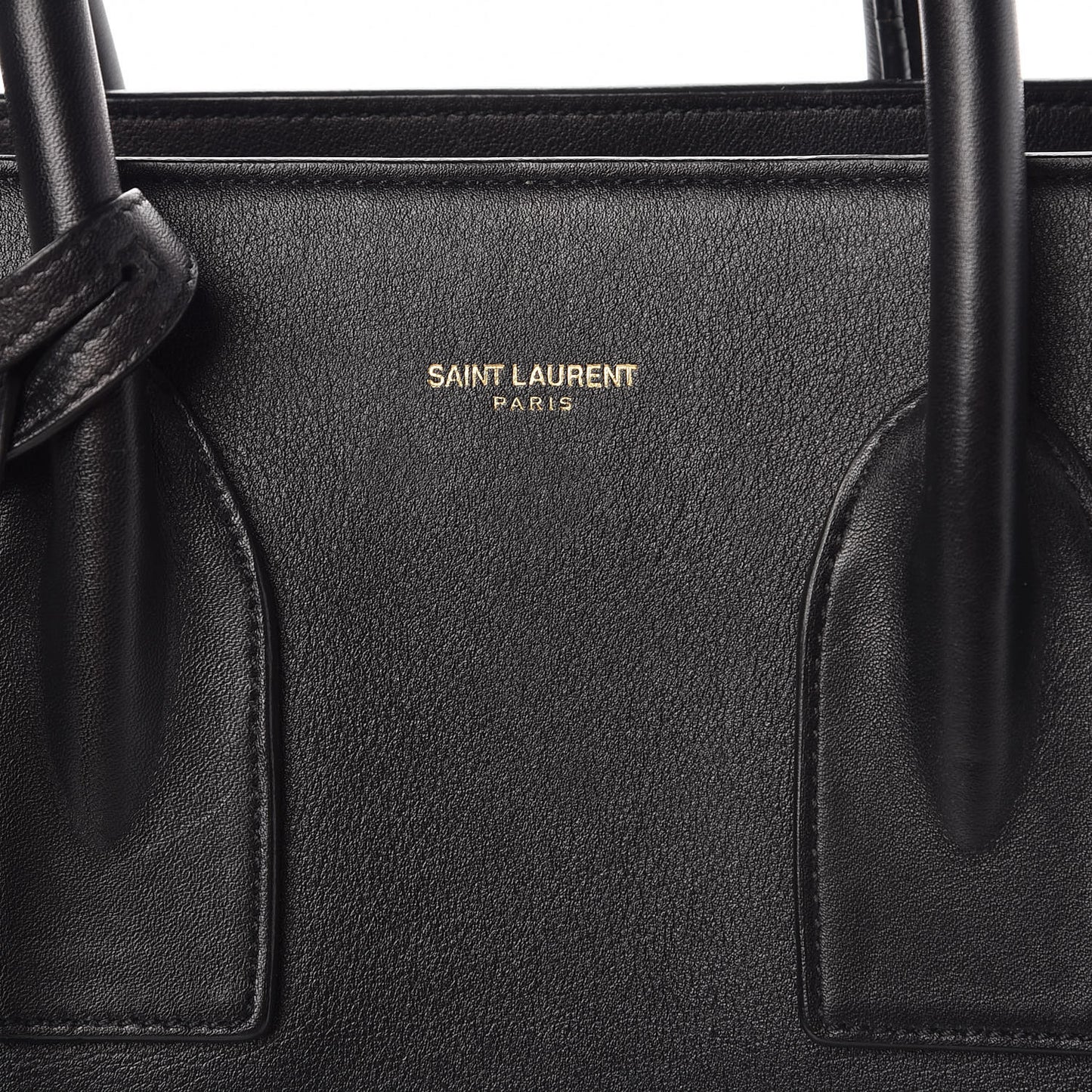 Calfskin Small Sac De Jour Black