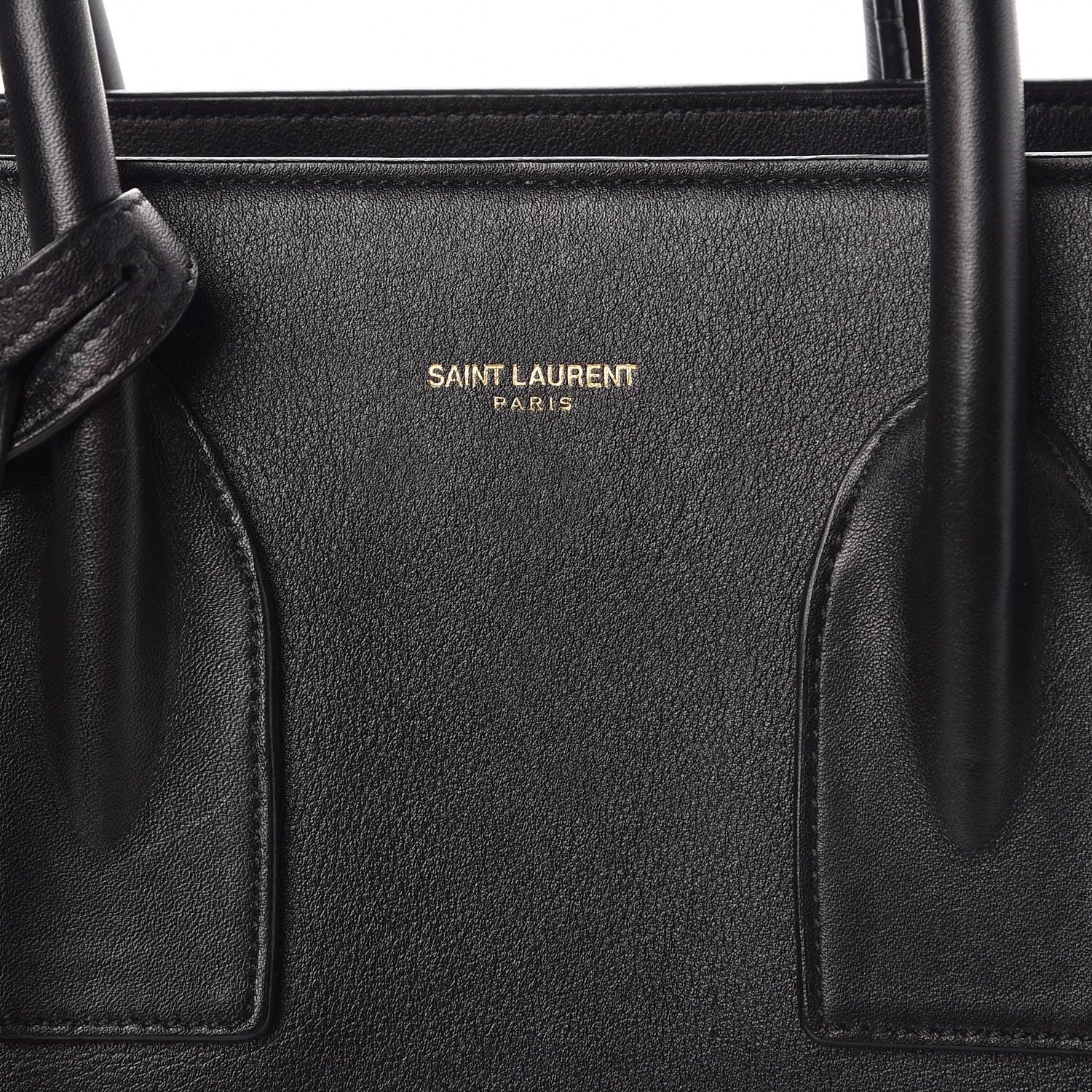 Saint Laurent Calfskin Small Sac De Jour Black 6 of 12