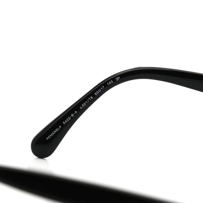 Chanel Acetate Strass Polarized Square Sunglasses 5422-B Black 5 of 7