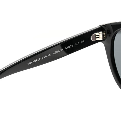 Chanel Acetate CC Butterfly Sunglasses 5414-A Black 5 of 8