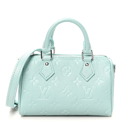 Louis Vuitton Empreinte Monogram Nano Speedy Pearly Lagoon Turquoise 1 of 9