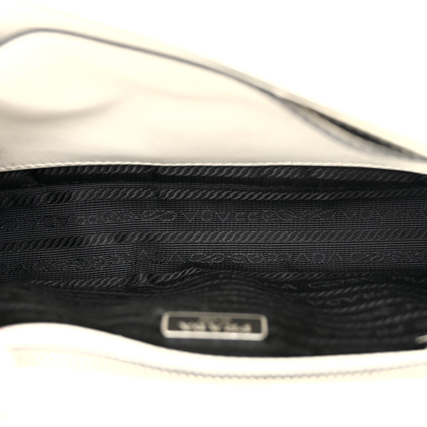 Vitello Calfskin Studded Shoulder Bag White
