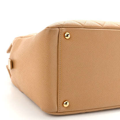 Chanel Caviar Quilted Petit Timeless Tote PTT Beige 9 of 10