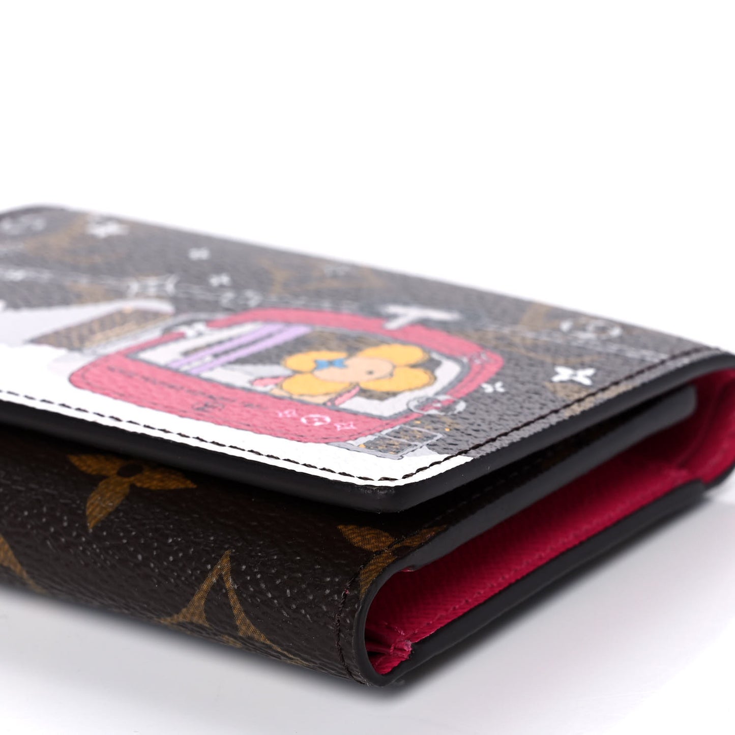 Monogram 2019 Christmas Animation Victorine Wallet Fuchsia