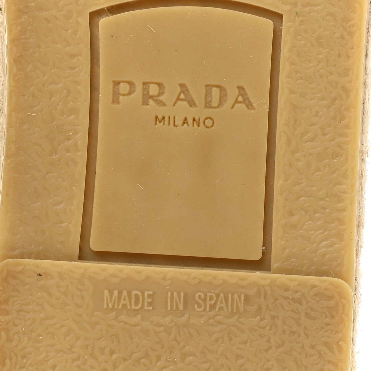 Prada Canvas Gabardine Triangle Logo Espadrilles Sandals 37 Black 8 of 10