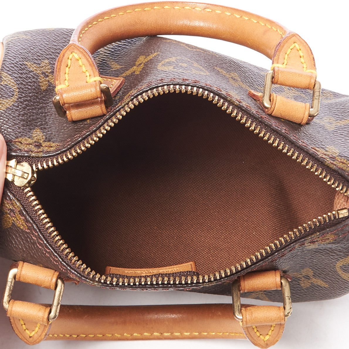 Louis Vuitton Monogram Mini Sac HL Speedy 4 of 7