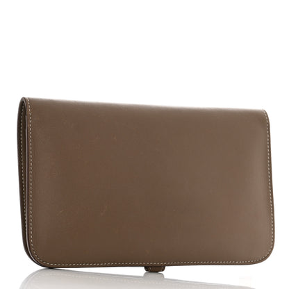 Hermes Swift Dogon Duo Wallet Etoupe 4 of 13