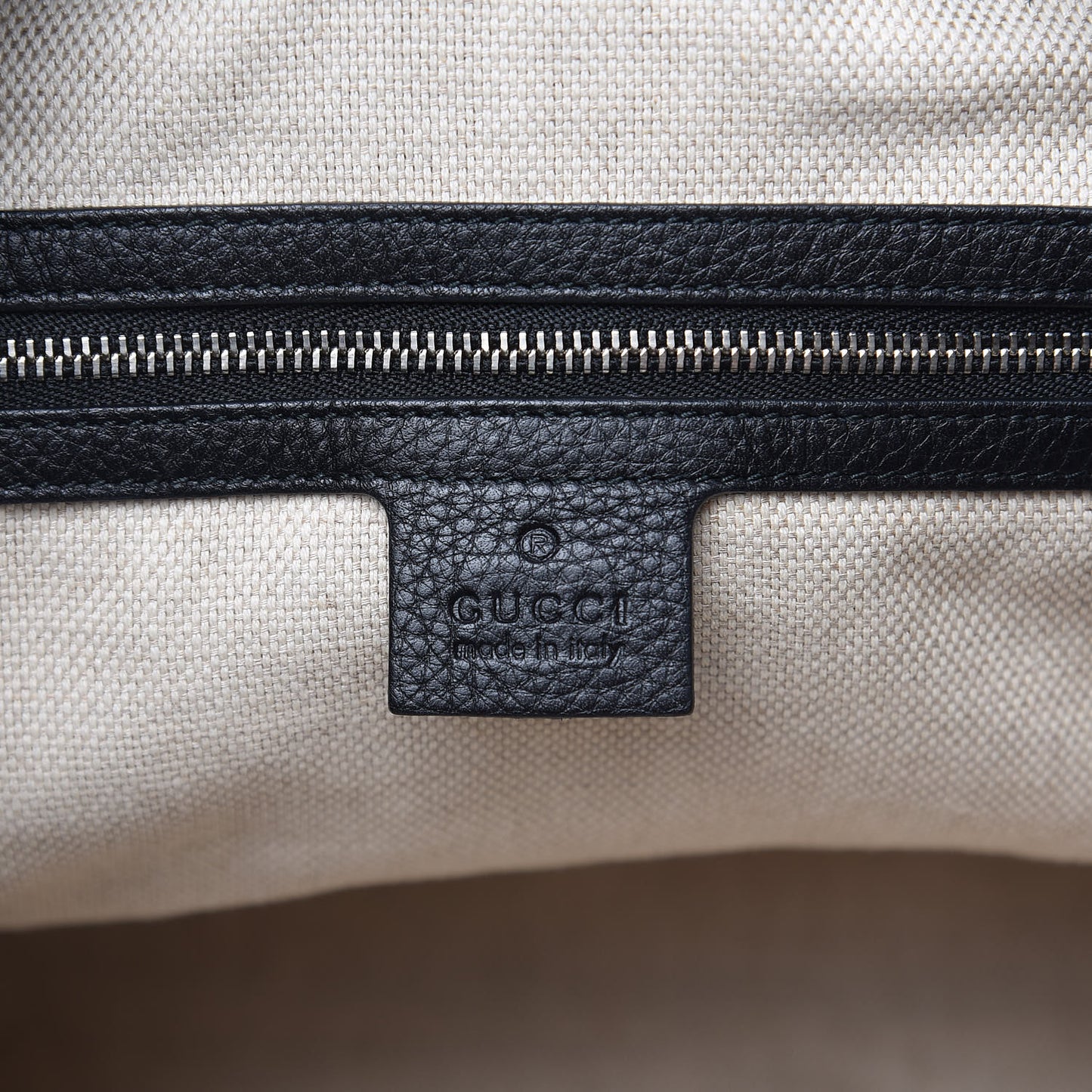 Pebbled Calfskin Studded Medium Soho Chain Shoulder Bag Black