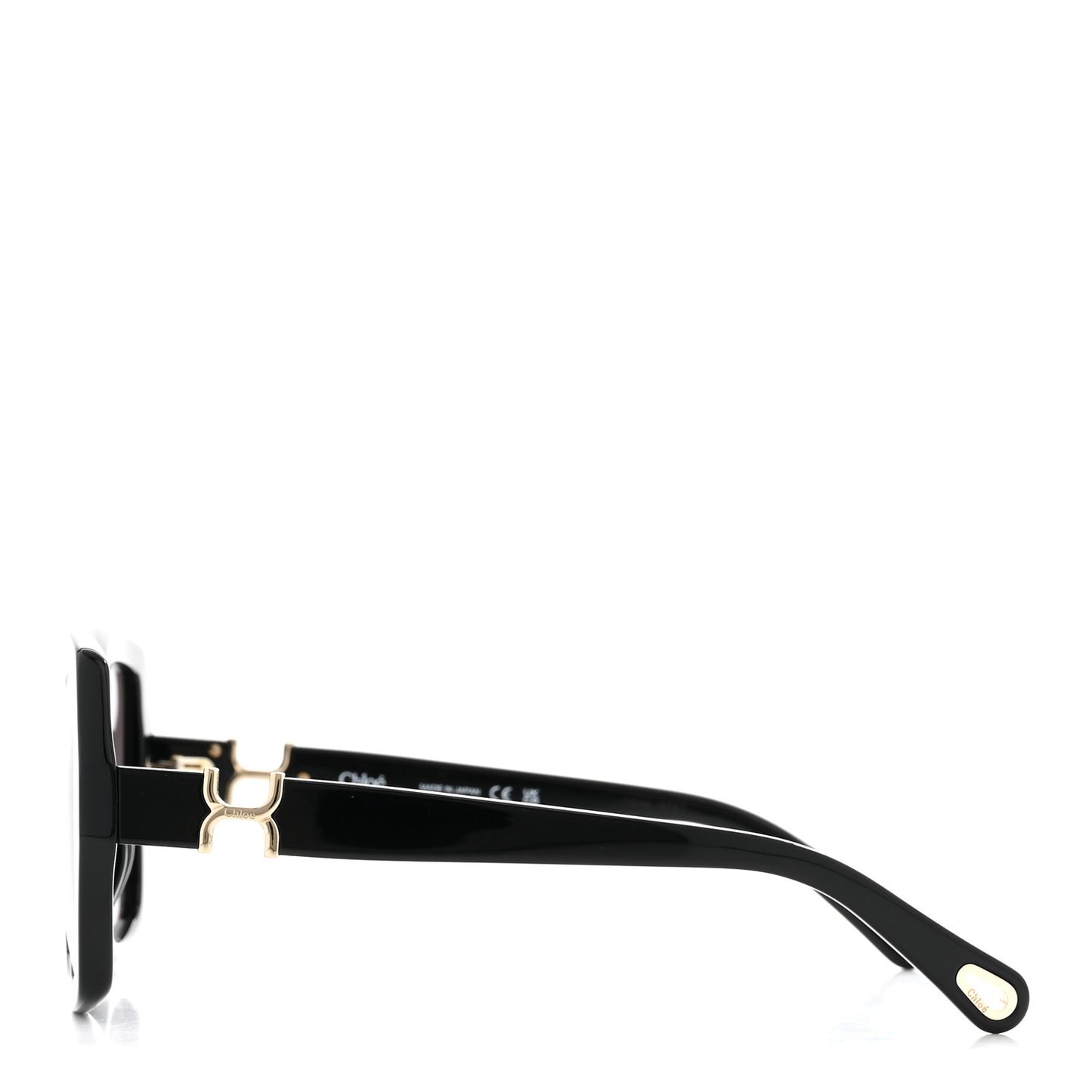 Oversized Round Sunglasses CH0301S Black