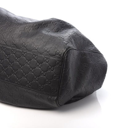 Gucci Guccissima Large Sukey Tote Black 9 of 9