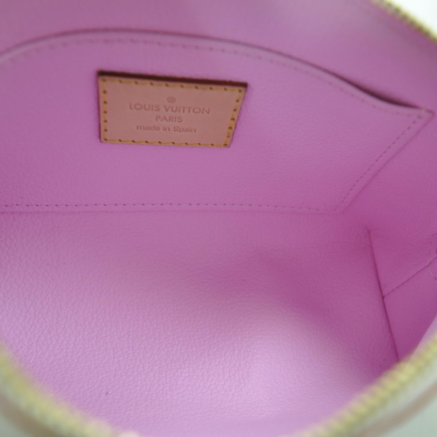 Monogram Multicolor Cosmetic Pouch White Litchi