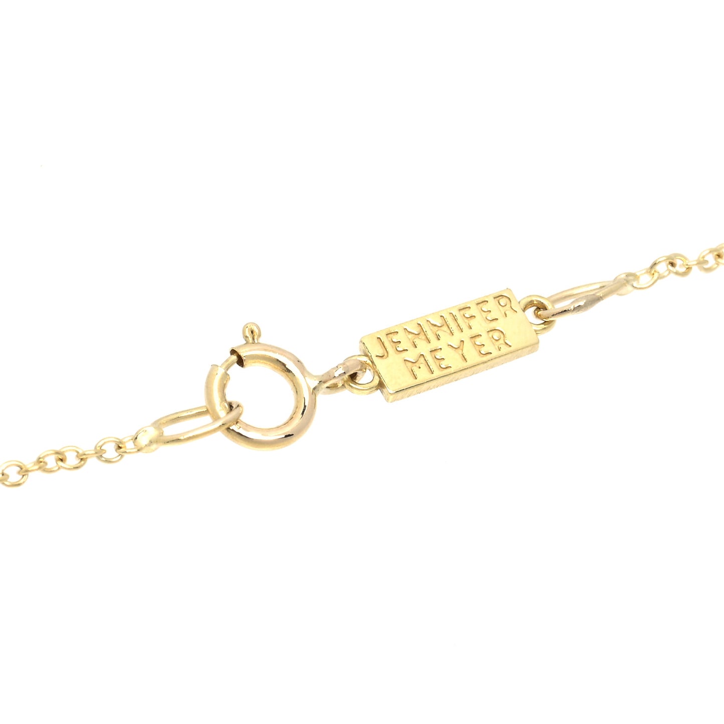 18K Yellow Gold Diamond Turquoise Heart Pendant Necklace