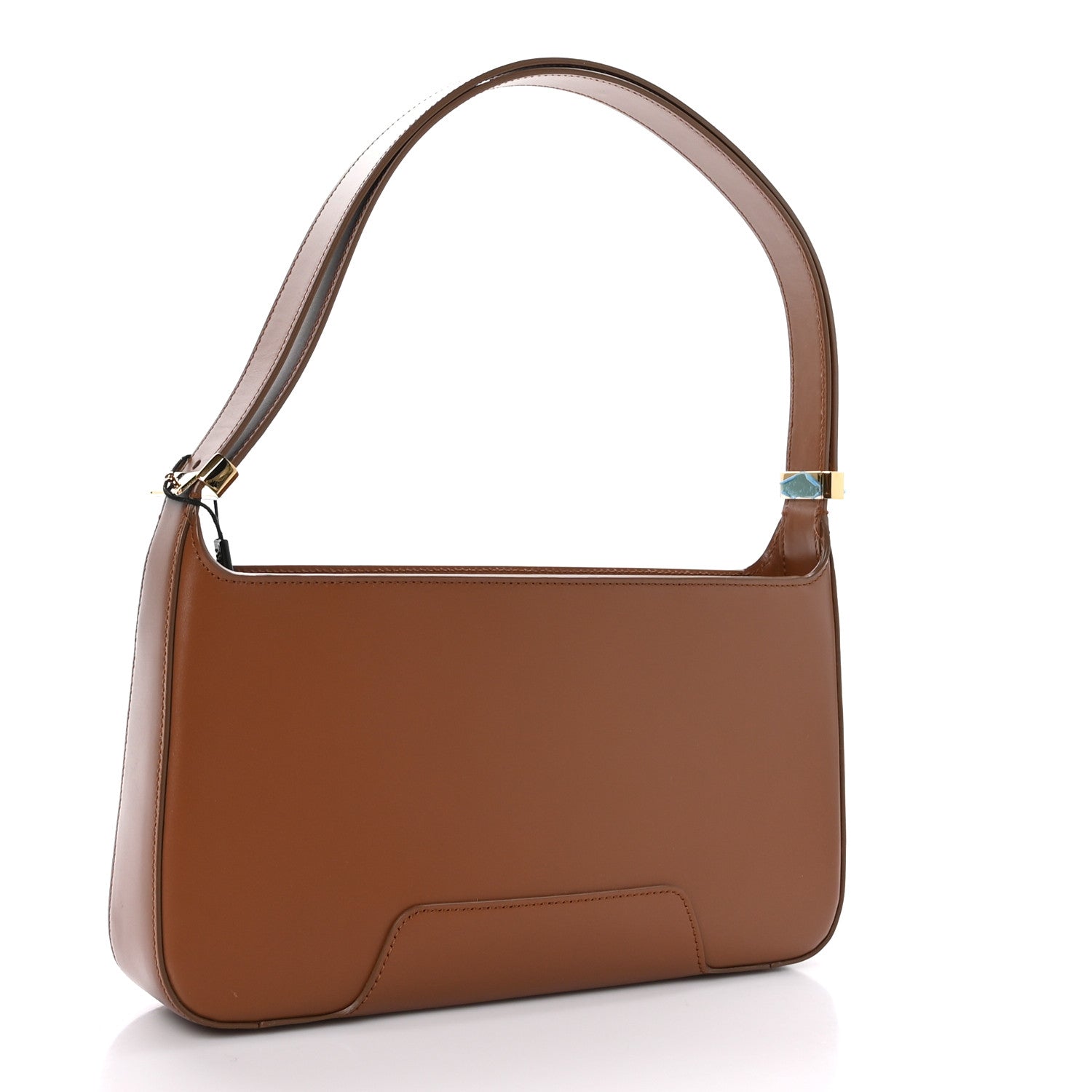 Burberry Smooth Calfskin TB Shoulder Bag Warm Tan 3 of 9