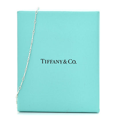 Tiffany Sterling Silver Ziegfeld Bar Chain Necklace 6 of 6