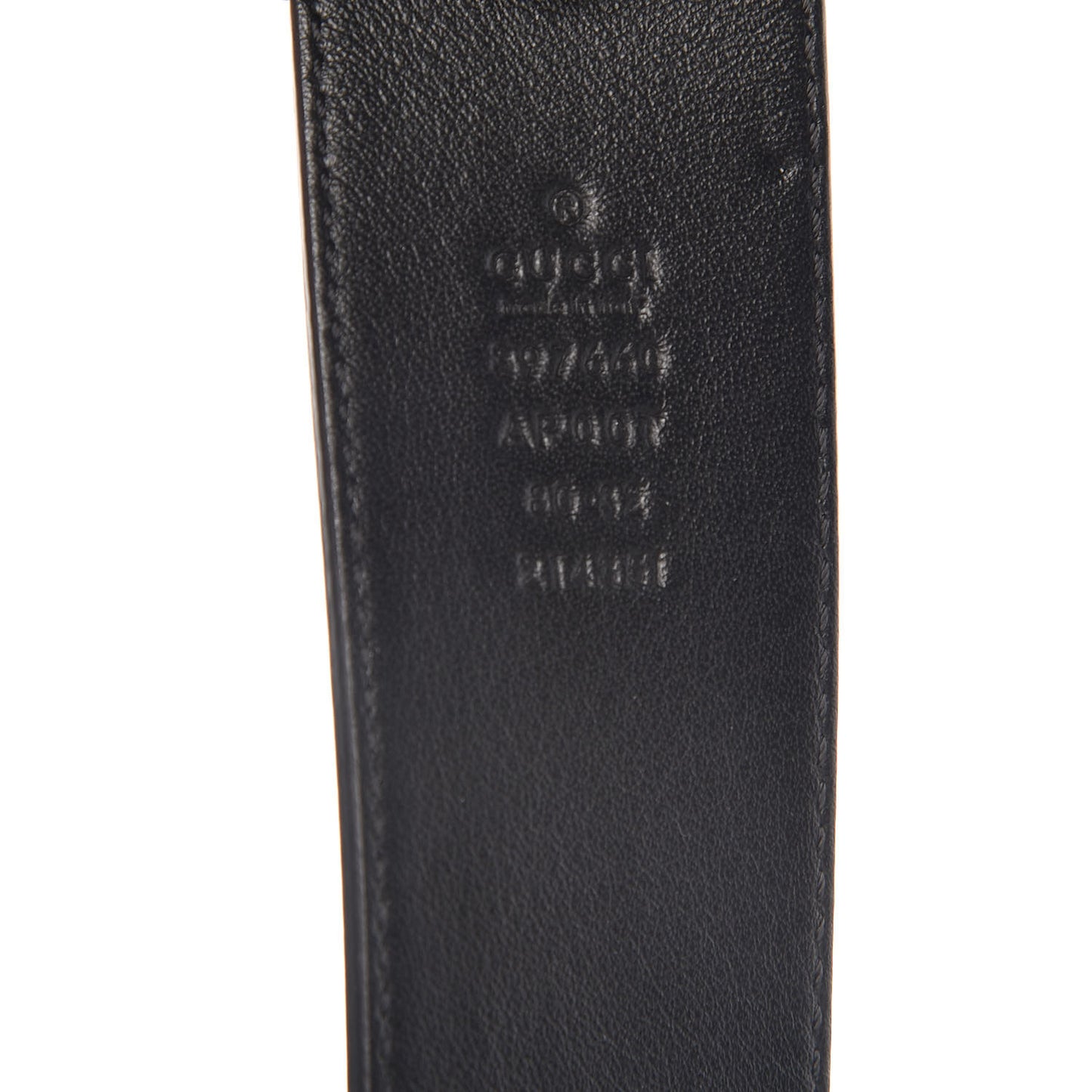 Calfskin Double G 40mm Belt 80 32 Black