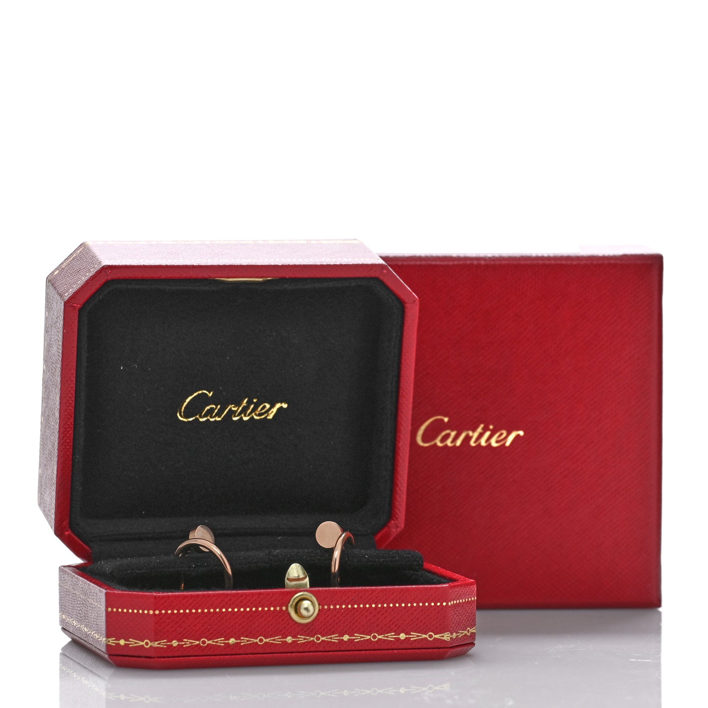 18K Pink Gold Juste Un Clou Hoop Earrings