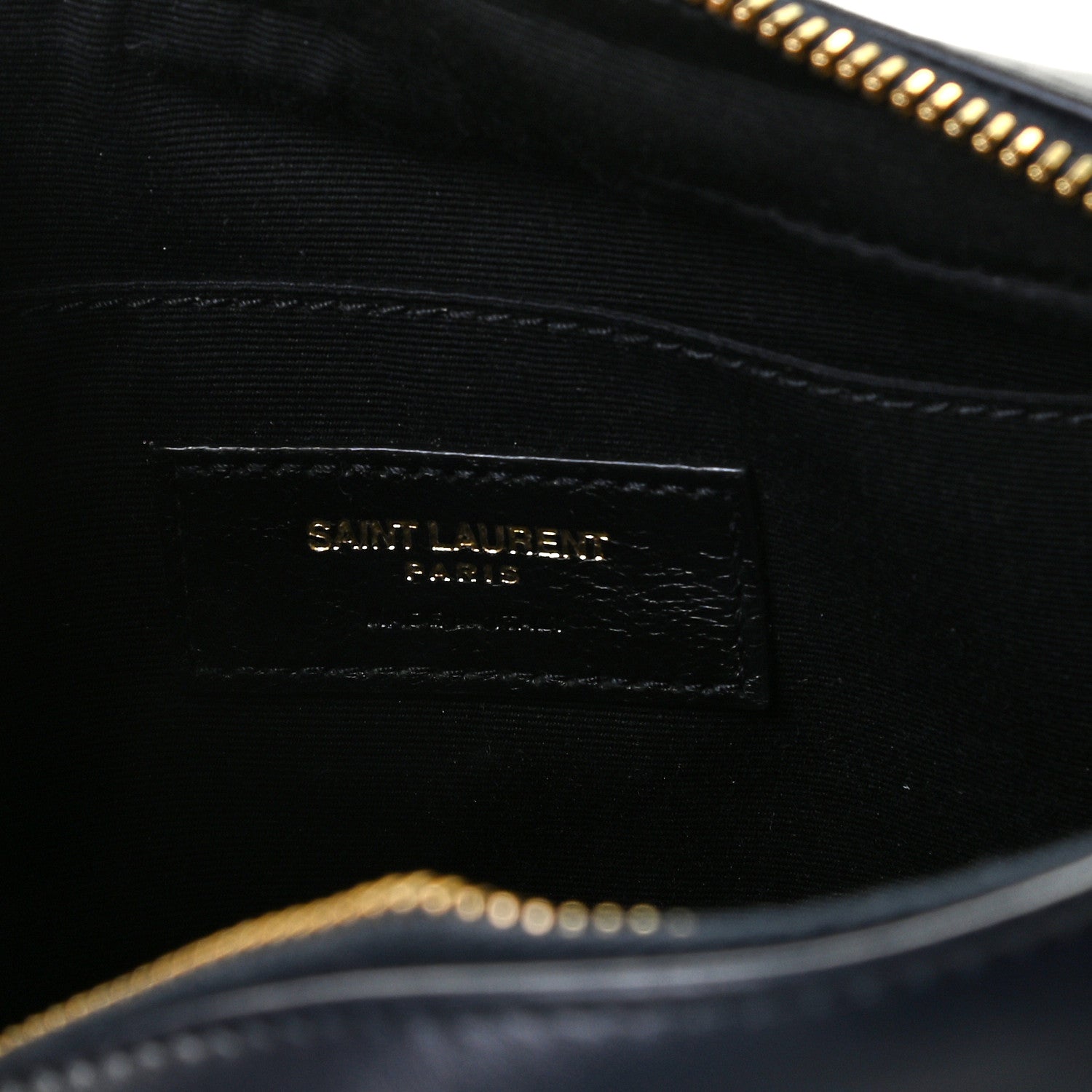 Saint Laurent Calfskin Matelasse Monogram Lou Camera Bag Deep Marine 6 of 10