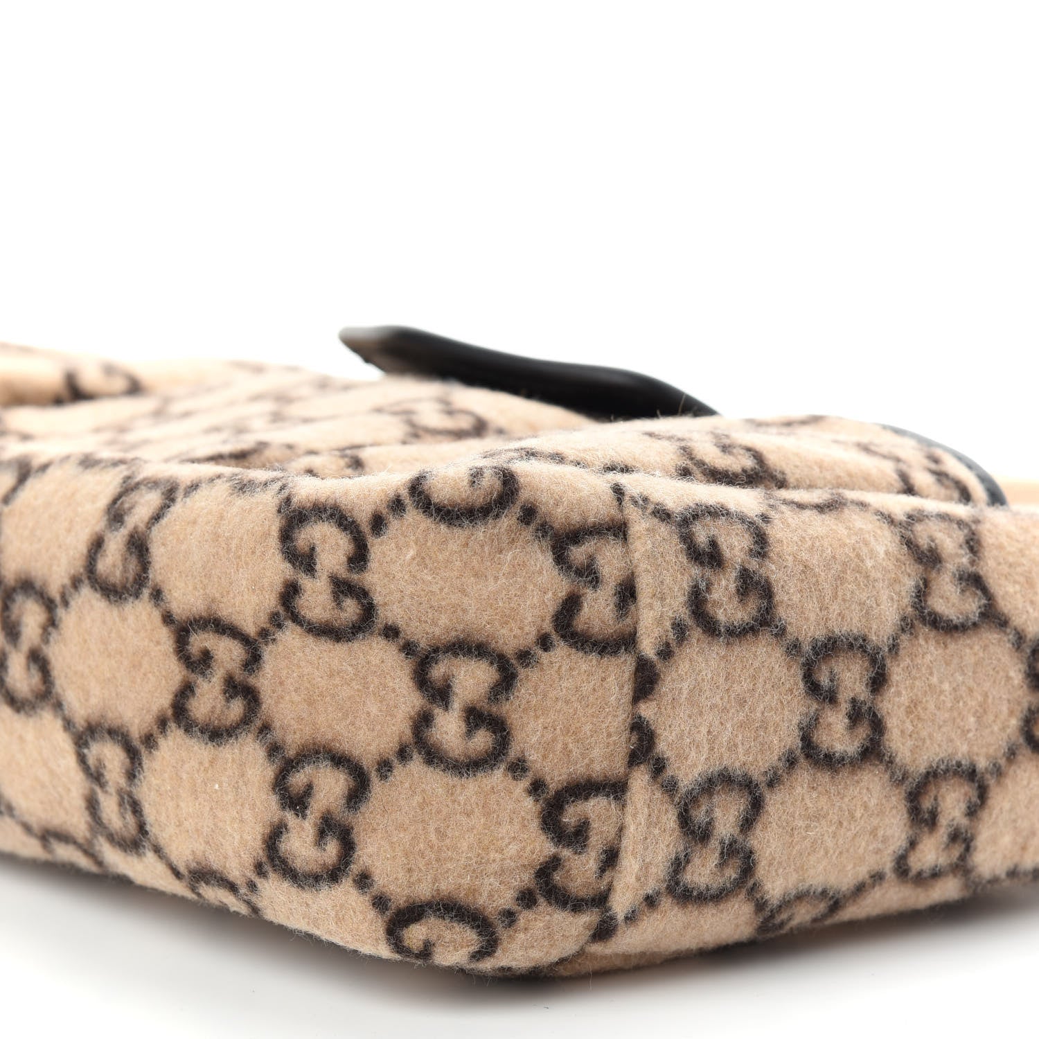 Gucci Covered Wool GG Monogram Childrens Tote Beige Ebony 6 of 9
