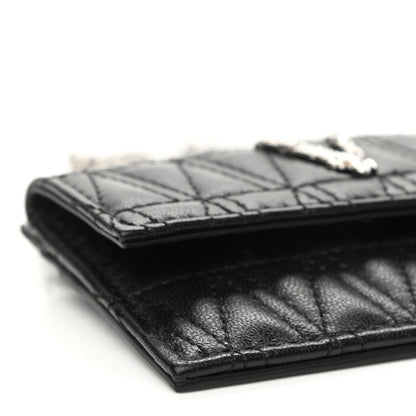 Versace Nappa Quilted Virtus Evening Bag Black 8 of 9