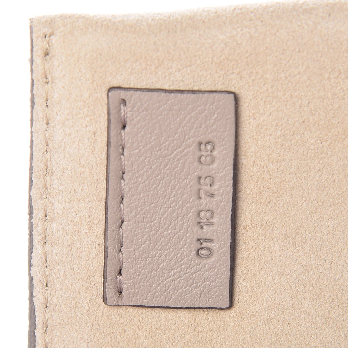 Smooth Calfskin Suede Patchwork Studded Small Pixie Bag Motty Grey