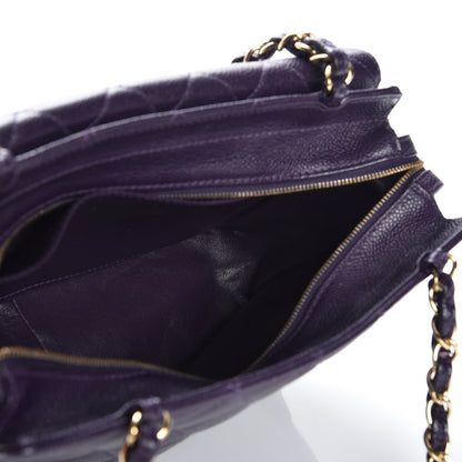 Chanel Caviar Quilted Camera Case Purple 5 of 11