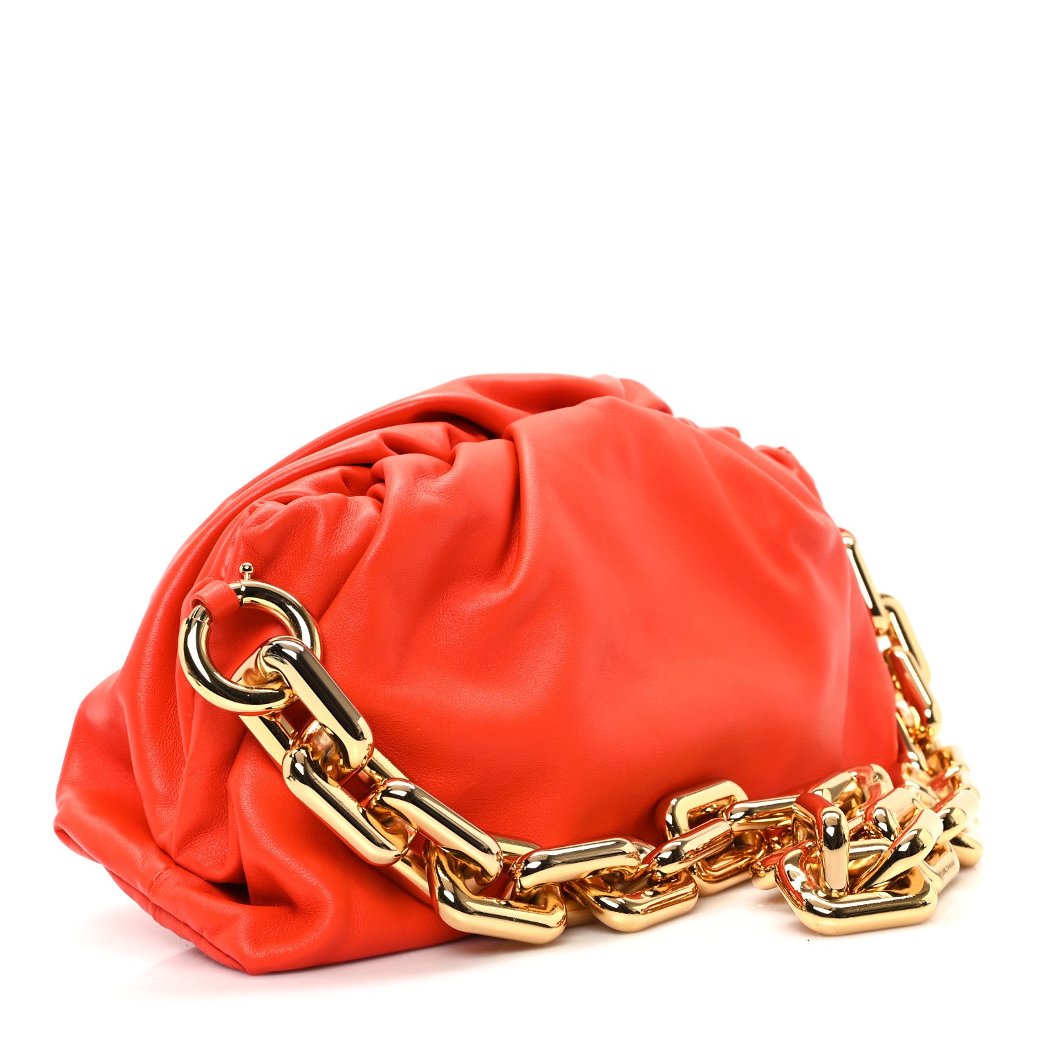 Bottega Veneta Calfskin The Pouch Chain Maple 3 of 10