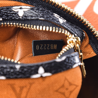Louis Vuitton Monogram Giant Crafty Speedy Bandouliere 25 Creme Caramel 6 of 10