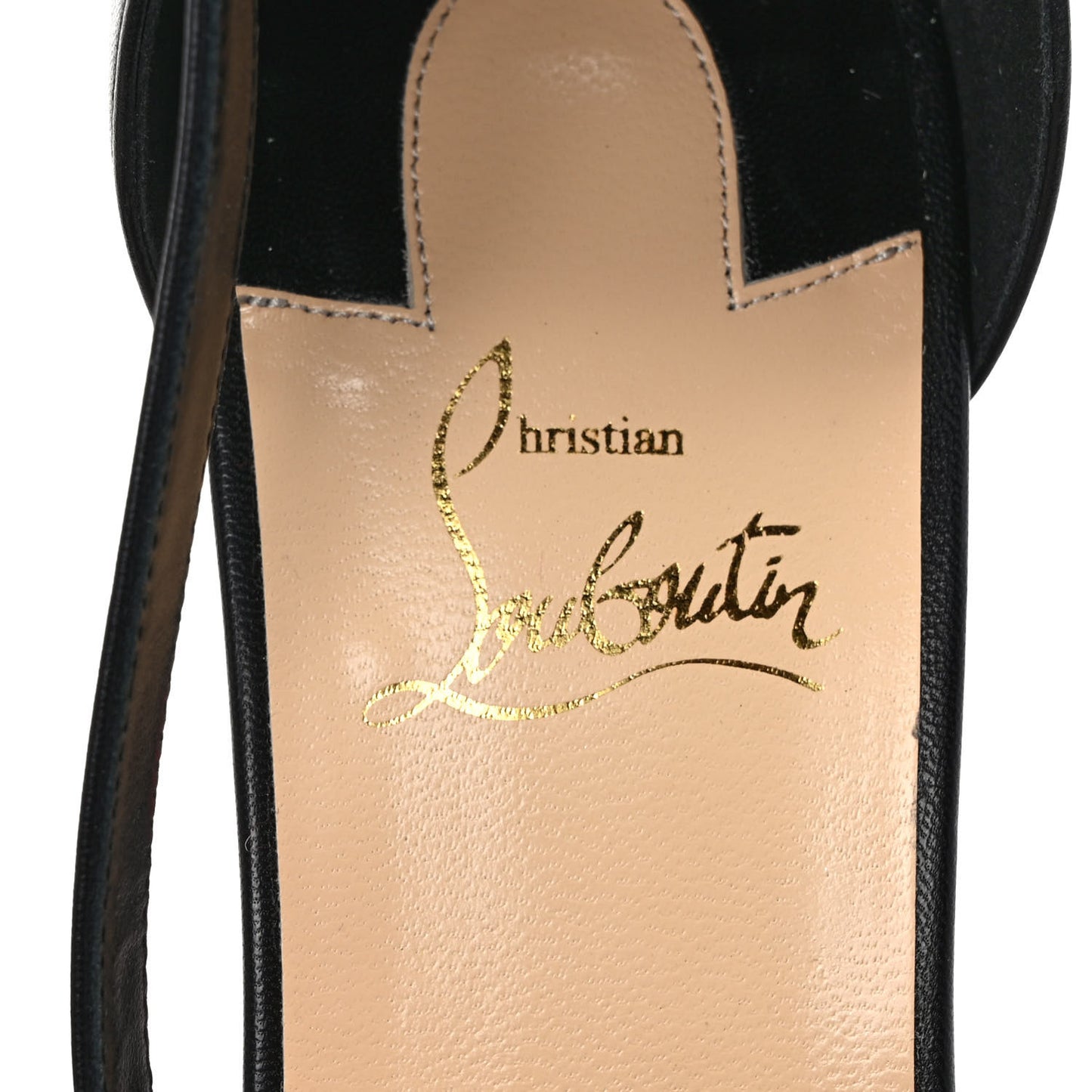 Nappa Loubi Bee Kid 85 Sandals 39.5 Black