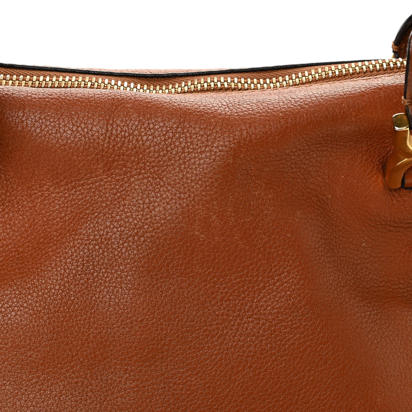Calfskin Medium Marcie Satchel Tan