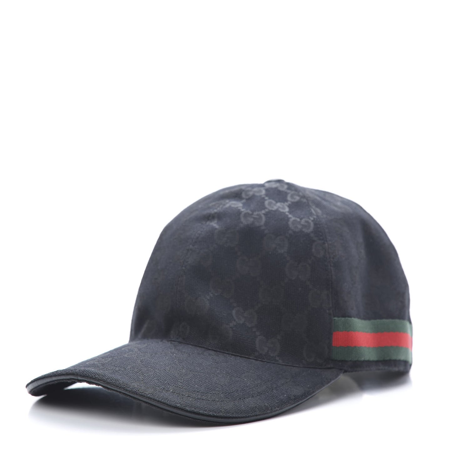 Monogram Web Baseball Hat M Black
