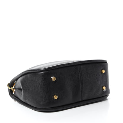 Mulberry Small Classic Grain Calfskin Small Leighton Black 4 of 9