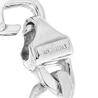 Tiffany Sterling Silver 18k Yellow Gold Curb Link Bracelet 5 of 5