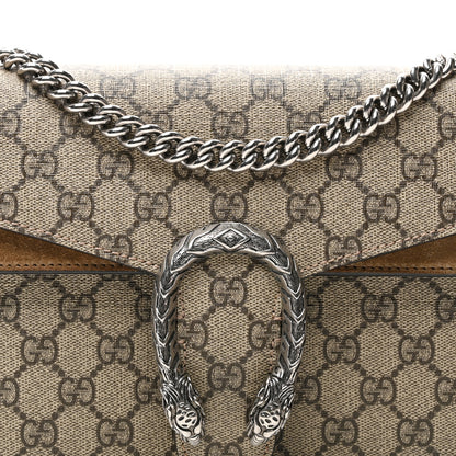 Gucci GG Supreme Monogram Small Dionysus Shoulder Bag Taupe 8 of 11