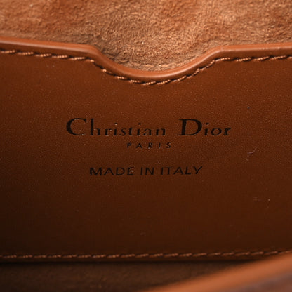 Christian Dior Box Calfskin Medium Bobby Flap Dark Tan 6 of 9