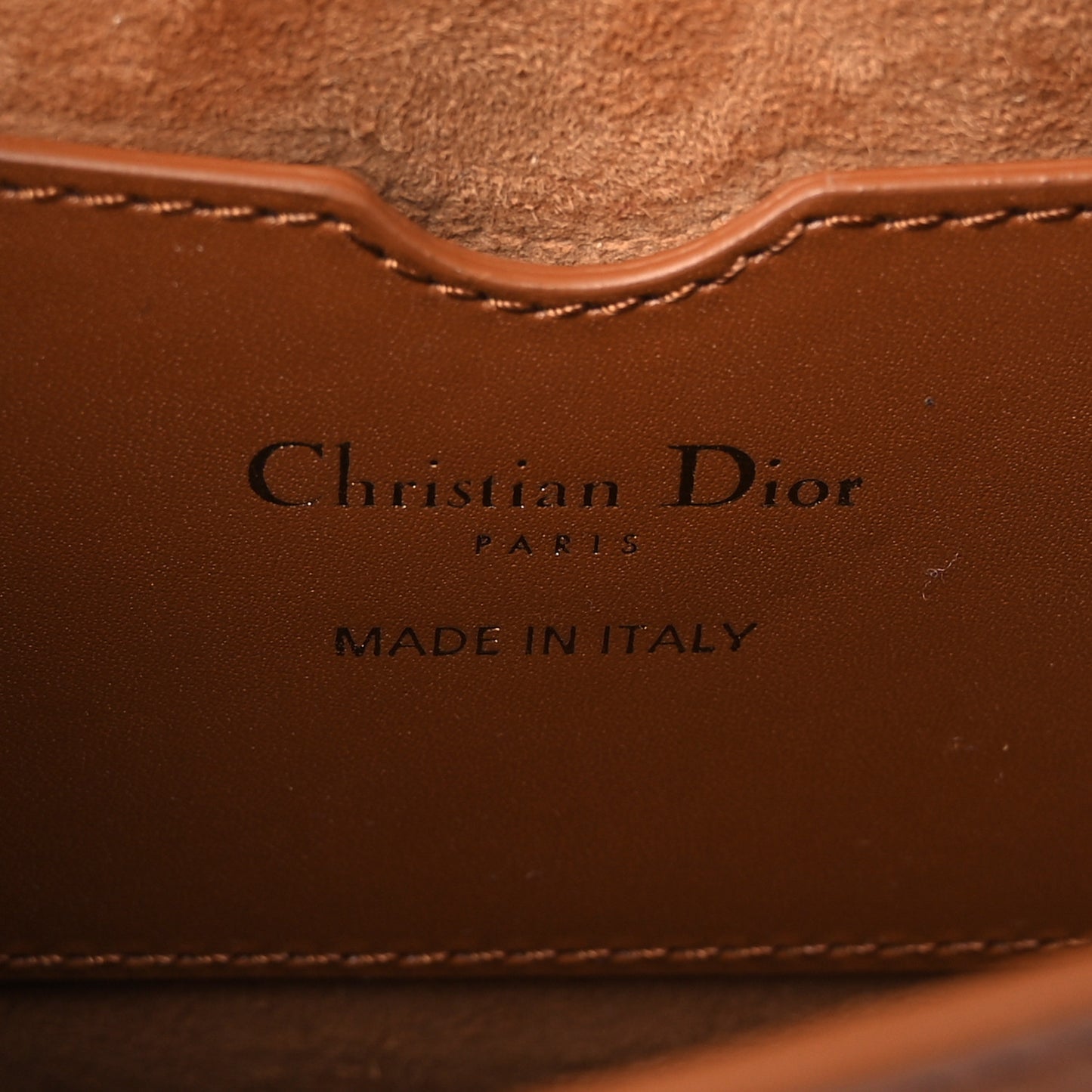 Box Calfskin Medium Bobby Flap Dark Tan