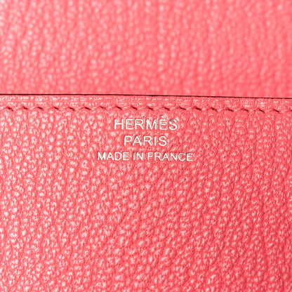 Hermes Chevre Mysore Cinhetic To Go Wallet Rose Ete 5 of 7