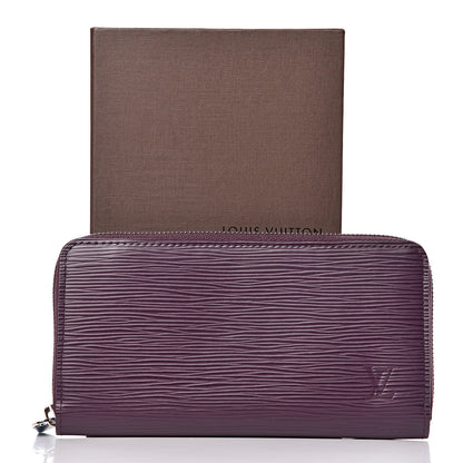 Louis Vuitton Epi Zippy Wallet Cassis 8 of 8