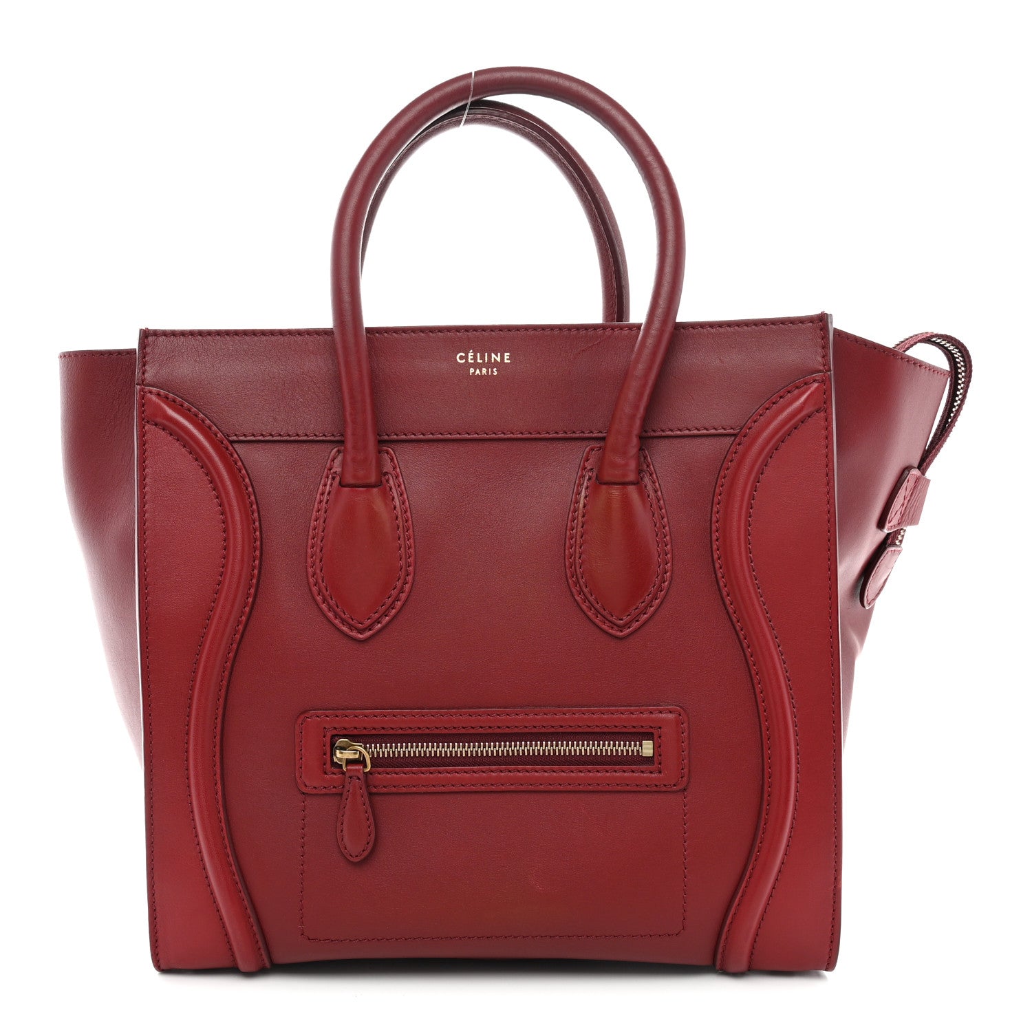 Celine Smooth Calfskin Mini Luggage Red 1 of 9