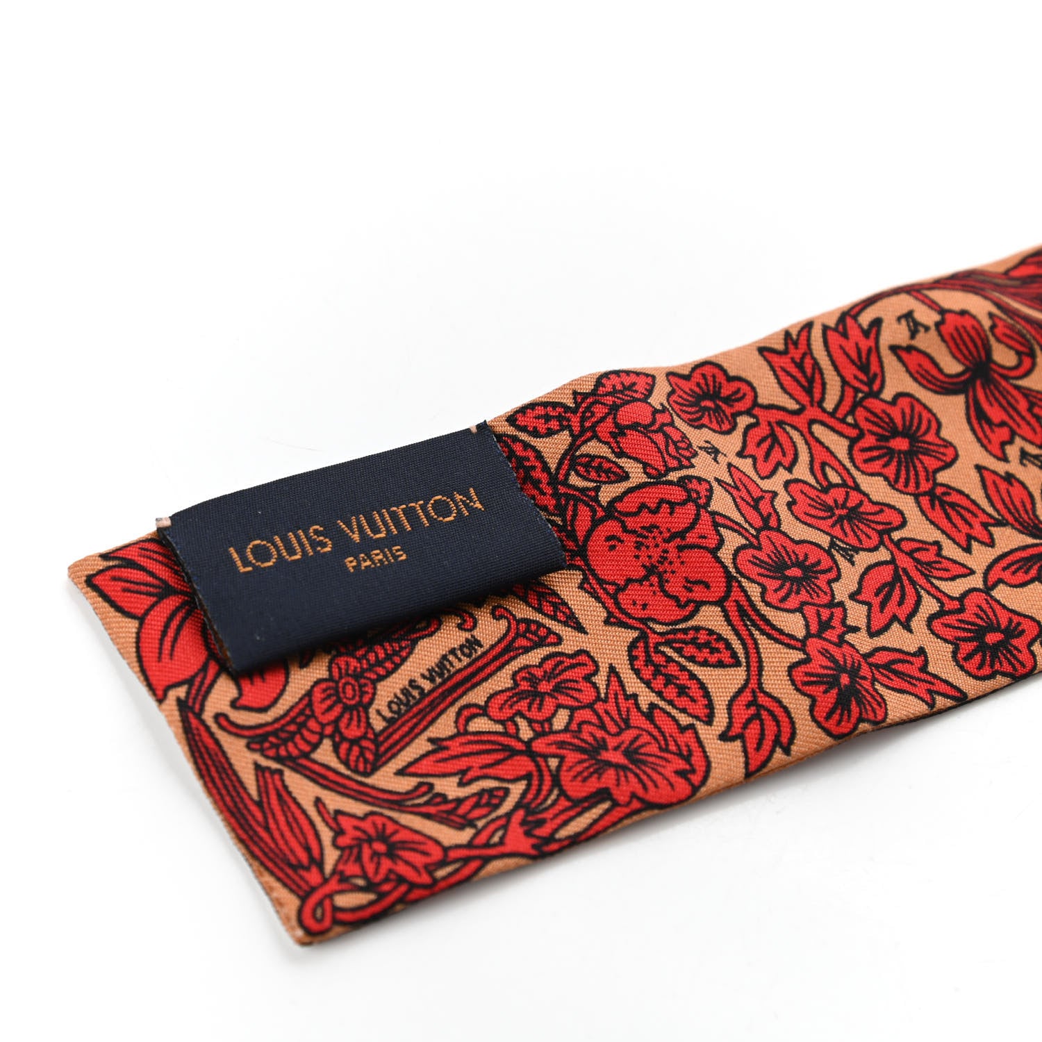 Louis Vuitton Silk Jeu De Louis BB Bandeau Beige 3 of 4