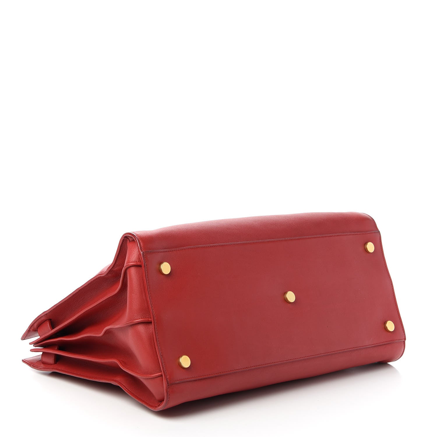 Saint Laurent Calfskin Large Sac de Jour Carryall Rouge Orient 4 of 10