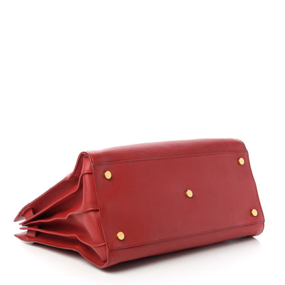 Saint Laurent Calfskin Large Sac de Jour Carryall Rouge Orient 4 of 10