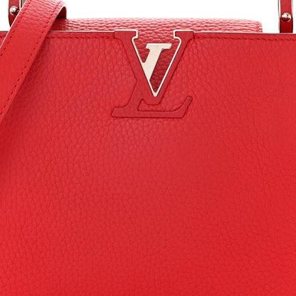 Louis Vuitton Taurillon Capucines BB Rubis 7 of 10